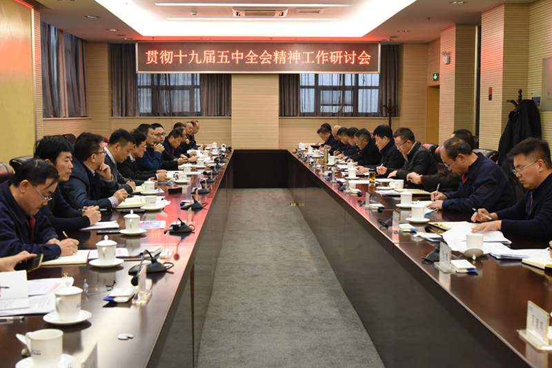 公司召开贯彻十九届五中全会精神工作研讨会